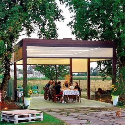 Gazebo Scrúdaithe Alúmanam