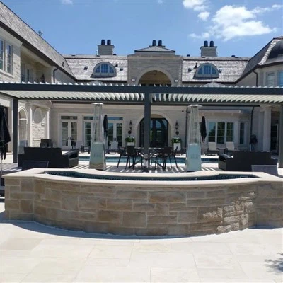 Pergola Uathsheasaimh Alúmanam Louvered