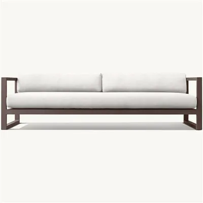 Patio Couch dhá shuíochán